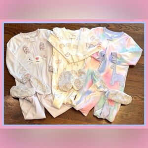 Adorable Baby Sleepers Trio Set - Sz 4T